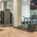fitness center with large mirrors